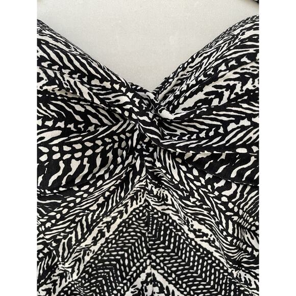 Robin Piccone Swim One Piece Swimsuit Halter Print Swimwear - Picture 4 of 12